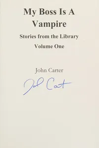 My boss is a vampire