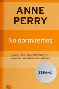 Cover of No dormiremos by Anne Perry - undifferentiated
