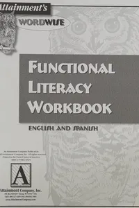 Attainment's wordwise functional literacy workbook