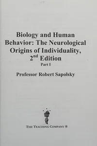 Biology and human behavior