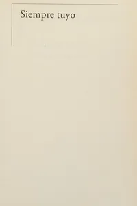 Siempre tuyo