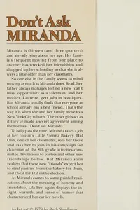 DON'T ASK MIRANDA
