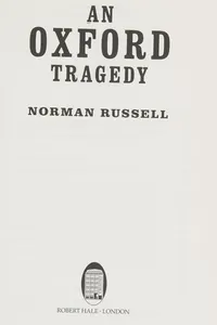 An Oxford tragedy