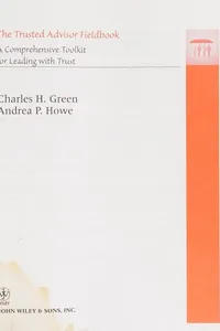 The trusted advisor fieldbook