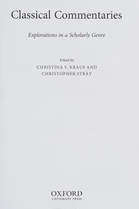 Classical Commentaries