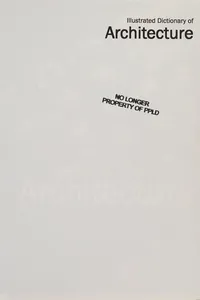 Illustrated dictionary of architecture