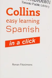 Collins easy learning Spanish in a click