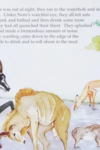 Capa de Nero, the hippo and the waterhole