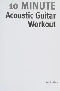 10 minute acoustic guitar workout