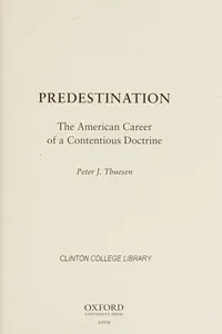 Cover of Predestination