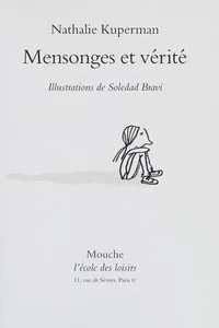Cover of Mensonges et vérité