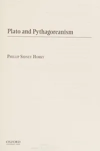 Plato and Pythagoreanism