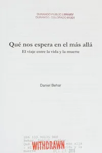 Qué nos espera en el más allá