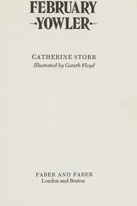 Cover of February yowler by Catherine Storr