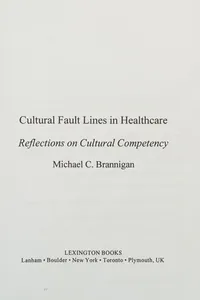 Capa de Cultural fault lines in healthcare