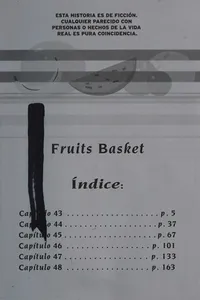Capa de Fruits basket