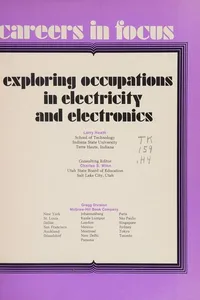 Exploring occupations in electricity and electronics