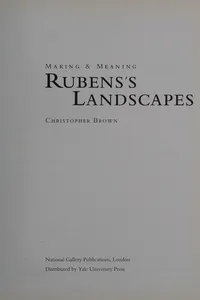 Rubens's landscapes