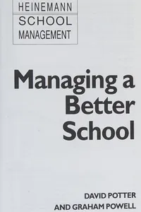 Managing a better school
