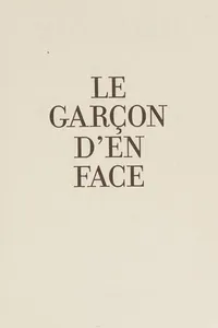 Le garçon d'en face