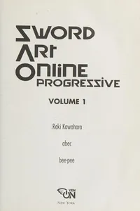Cover of Sword art online