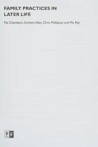 Family practices in later life