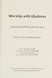 Worship with gladness