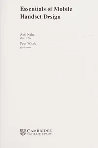 Essentials of mobile handset design