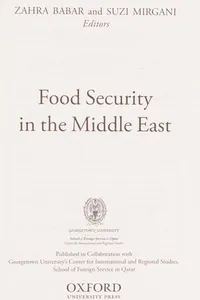 Food security in the Middle East