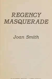 Regency Masquerade