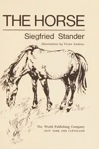Capa de The Horse por Siegfried Stander