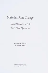 Make just one change