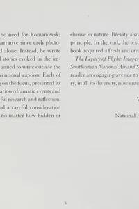 The legacy of flight