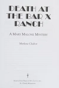 Death at the Bar X Ranch