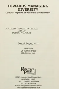 Towards managing diversity