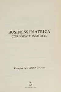 Business in Africa