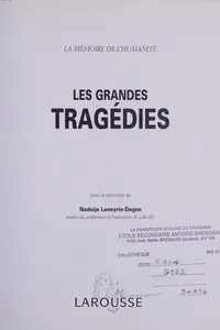 Les grandes tragédies