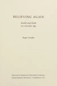Believing again