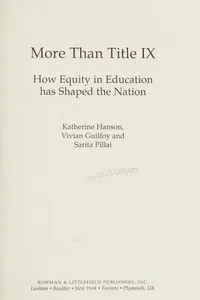 More than Title IX