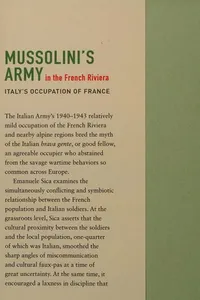 Mussolini's Army in the French Riviera