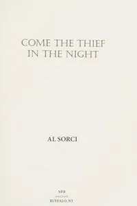 Come the thief in the night