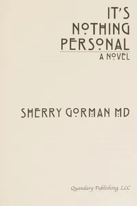 It's nothing personal