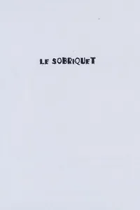 Le sobriquet