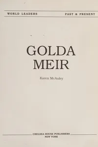 Capa de Golda Meir