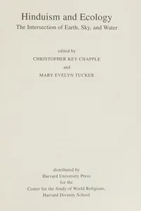 Hinduism and ecology