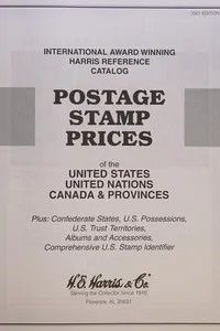 Postage stamp prices of the United States, United Nations, Canada & provinces