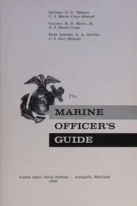The Marine officer's guide
