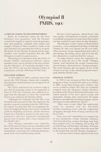 Olympic facts and fables