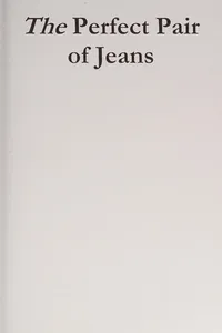 The perfect pair of jeans