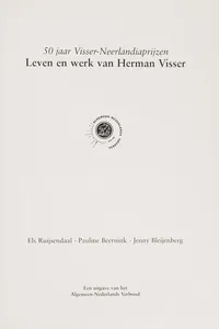 Leven en werk van Herman Visser